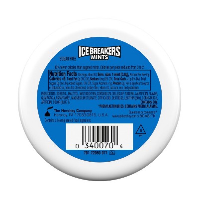 Ice Breakers Sugar Free Cool Mint Candies - 1.5oz