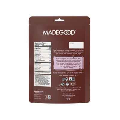 MadeGood Chocolate Chip Organic Granola Bites - 3.5oz: Vegan, Nut Free