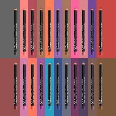 NYX Professional Makeup Suede Matte Velvet Smooth Vegan Lip Liner - 0.035oz