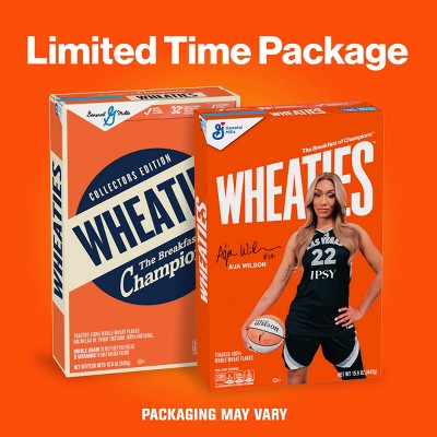 Wheaties Breakfast Cereal -15.6oz - General Mills: Whole Grain, Low Fat