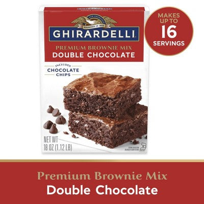 Ghirardelli Double Chocolate Brownie Mix - 18oz