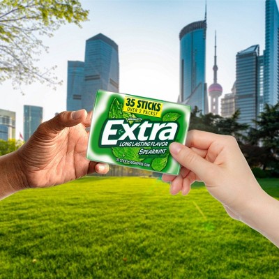 Extra Sugar-Free Spearmint Sugar Free Chewing Gum - 35ct
