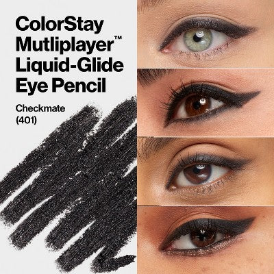 Revlon ColorStay Multiplayer Liquid-Glide Eye Pencil With Blending Brush - 0.03oz