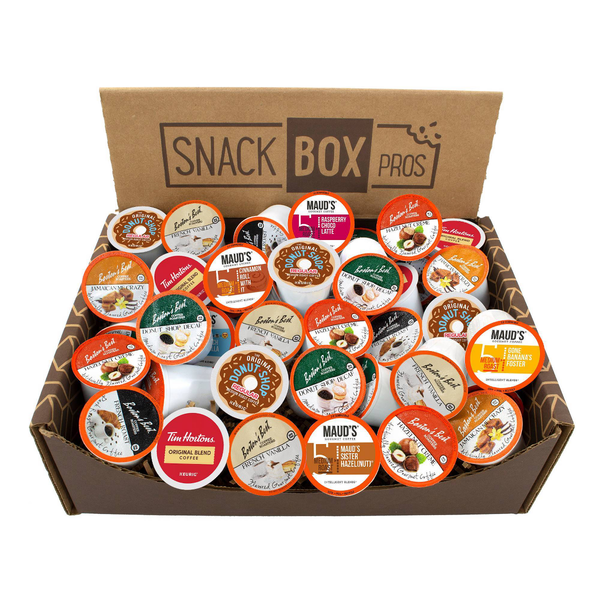 Snack Box Pros Assorted Box Medium Roast Coffee - 40ct