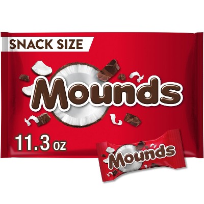 Mounds Dark Chocolate and Coconut Snack Size Candy Bars - 11.3oz, Bag