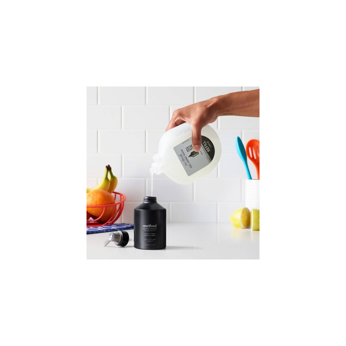 Method Vetiver + Amber Aluminum Gel Hand Soap - 12 fl oz