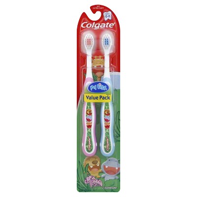 Colgate My First Baby and Toddler Manual Toothbrush Extra Soft - 2ct