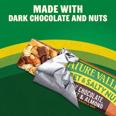 Nature Valley Sweet & Salty Dark Chocolate-Peanut & Almond Granola Bars - 7.4oz/6ct