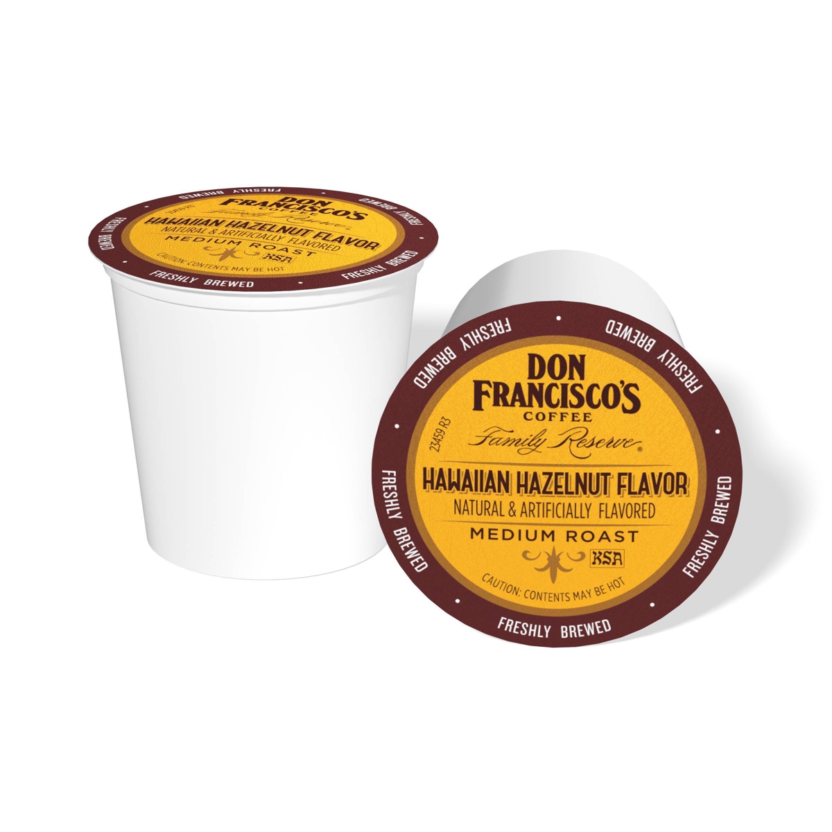Don Francisco's Hawaiian Hazelnut Medium Roast Coffee - Single Serve Pods - 24ct