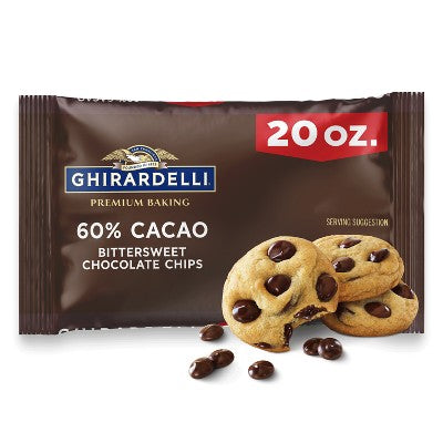 GHIRARDELLI Premium Baking 60% Cacao Bittersweet Chocolate Chips - 20oz: Certification
