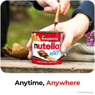 Nutella and Go! Hazelnut Spread with Breadsticks - 18oz/10ct