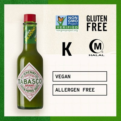 TABASCO Green Pepper Jalapeno Sauce - 5oz