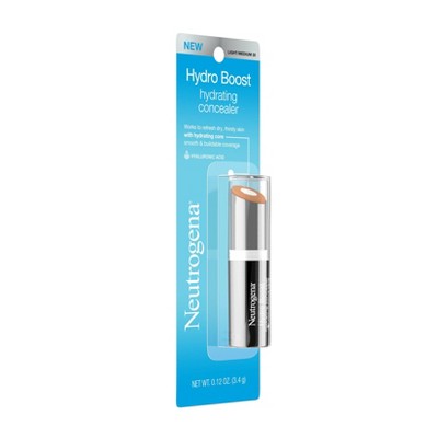 Neutrogena Hydro Boost Hydrating Concealer Stick with Hyaluronic Acid for Dry Skin - 30 Light/Medium - 0.12oz