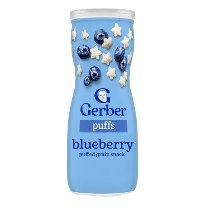 Gerber Non-GMO Blueberry Puffs Baby Snacks - 1.48oz
