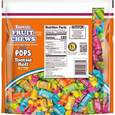 Tootsie Fruit Chews Candy Standup Bag – 37oz