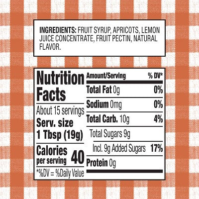 Smucker's Simply Fruit Apricot Fruit Spread - 10oz