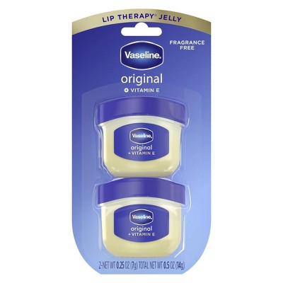 Vaseline Lip Therapy Fragrance free Original Twin Pack - 2ct/0.5oz