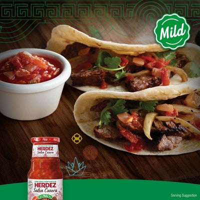 Herdez Salsa Casera Mild 16oz: Primary Flavors, Spice Level Mild