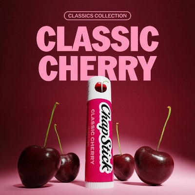 Chapstick Classic Lip Balm - Cherry - 3ct/0.45oz