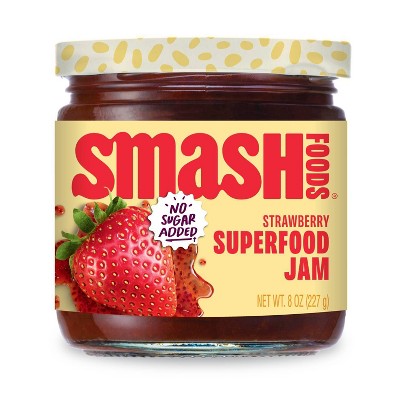 Smash Foods Strawberry Superfood Jam - 8oz