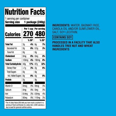 90 Second Basmati Rice Microwavable Pouch - 8.5oz - Good & Gather™