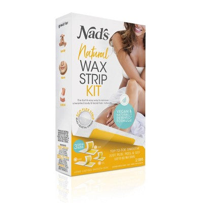 Nad's Natural Wax Strip Kit - 32ct
