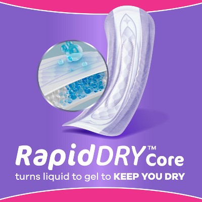 Always Discreet Incontinence & Postpartum Incontinence Pads for Women - Moderate Absorbency - Size 4