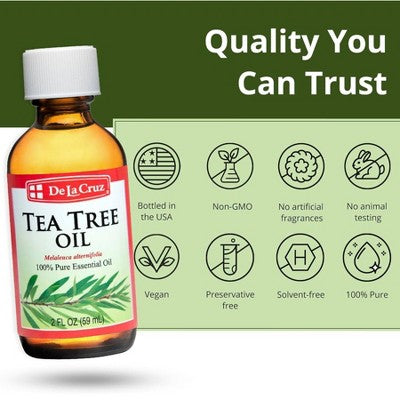 De La Cruz Tea Tree Oil - 2 fl oz