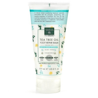 Earth Therapeutics Tea Tree Oil Foot Repair Balm - 6 fl oz