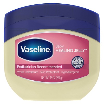 Vaseline Baby Hypoallergenic Petroleum Healing Jelly & Diaper Rash Skin Protectant - 13oz