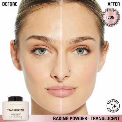 Makeup Revolution Loose Baking Powder - 1.12oz