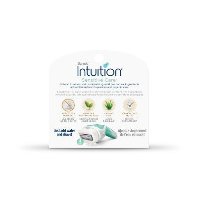 Schick Intuition Sensitive Care Womens Razor Blade Refills