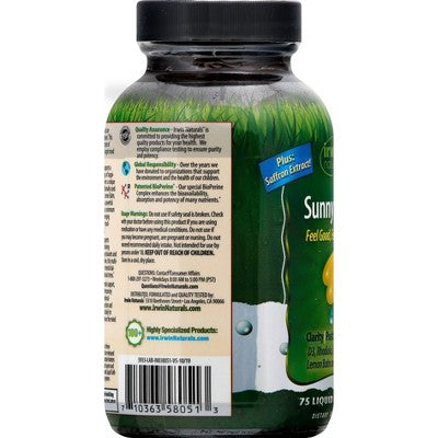 Irwin Naturals Sunny Mood Dietary Supplement Liquid Softgels - 75ct