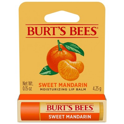 Burt's Bees Moisturizing Lip Balm - Sweet Mandarin - 0.15oz
