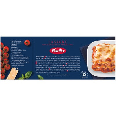 Barilla Wavy Lasagna Pasta - 16oz