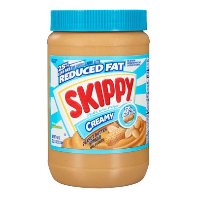 Skippy Reduced Fat Creamy Peanut Butter - 40oz: Gluten-Free