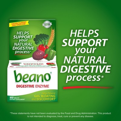 Beano Ultra 800 Gas Relief Prevention and Digestive Enzyme Supplement - 110ct
