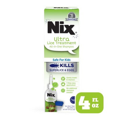 Nix Ultra Lice Shampoo All-In-One Lice Treatment Kit - 4 fl oz