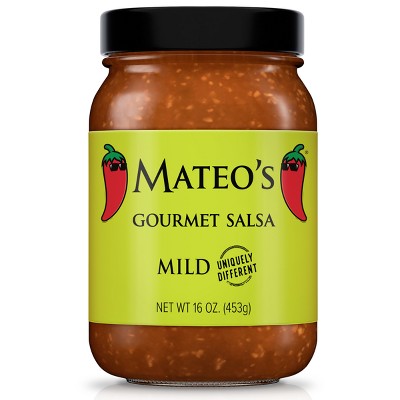 MATEO'S Gourmet Mild Salsa - 16oz