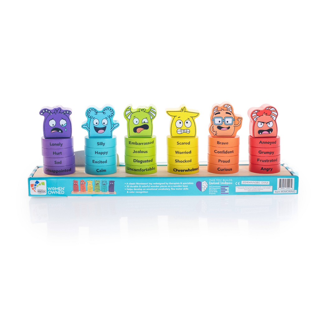 Open The Joy Emotions Stacking Rings
