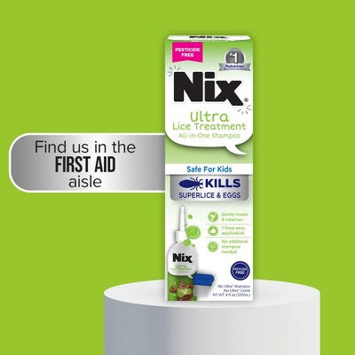 Nix Ultra Lice Shampoo All-In-One Lice Treatment Kit - 4 fl oz
