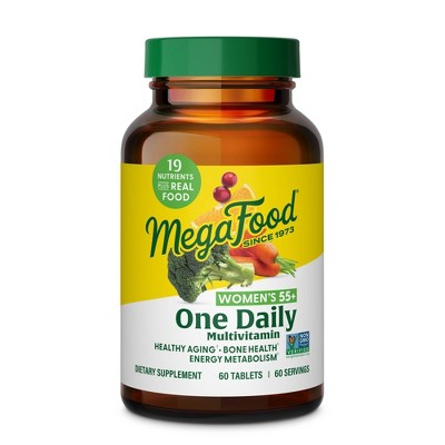 MegaFood Womens Multivitamin over 50, Multivitamin for Women over 50, Vegetarian Tablets- 60ct