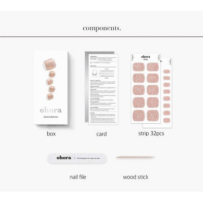 Ohora Gel Pedi Nail Design Line - Diamant - 30ct