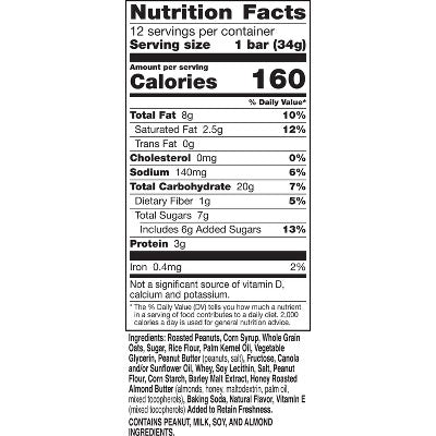 Nature Valley Sweet & Salty Nut Peanut Granola Bars - 12ct/14.4oz