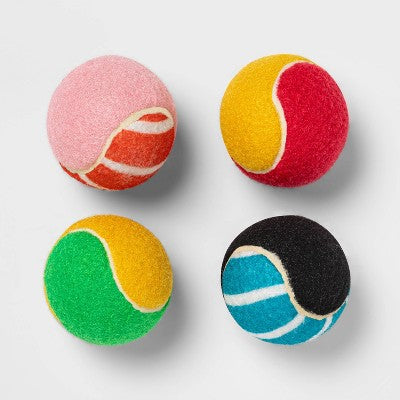 Dog Tennis Ball Toy - 2.5" - 4pk - Boots & Barkley™