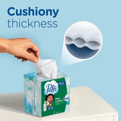 Puffs Plus Lotion Gentle & Soothing Facial Tissue