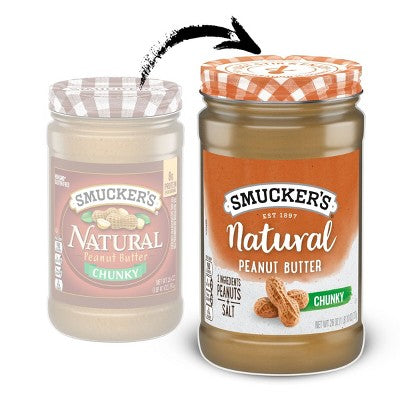 Smucker's Natural Chunky Peanut Butter - 26oz
