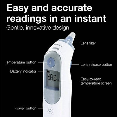 Braun Thermoscan Ear Thermometer with ExacTemp Technology
