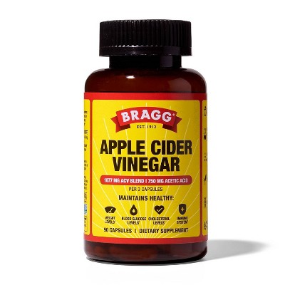 Bragg Apple Cider Vinegar Vegan Supplements - 90ct