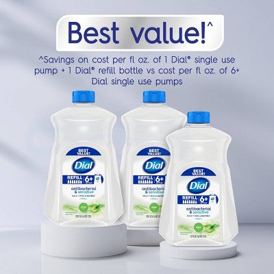 Dial Antibacterial & Sensitive Gel Hand Soap